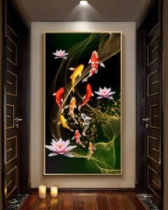 [유엘]보석십자수-분홍연꽃구어도