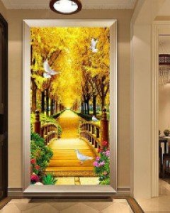 [유엘]보석십자수-금빛으로물든길2