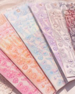 보석프레임스티커6종