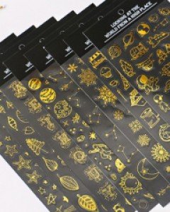 (B-PP3) 3D골드스티커8종