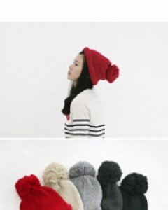 방울모자_5color겨울코디필수아이템!!왕방울니트모자