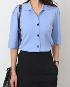 카라니트가디건고급스럽고 단아한 출근룩으로도 굿~보드랍고 탄탄한 니트소재예요^^