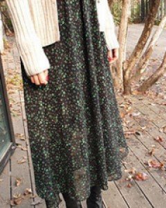 플라워쉬폰원피스하늘하늘 여성스럽고 너무 예뻐요~튀지 않으면서 예쁜 데일리원피스추천!!