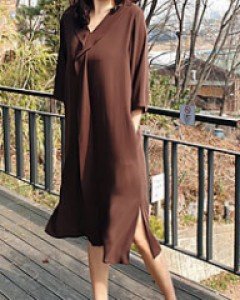 르베이원피스2찰랑찰랑 기분좋은 편안함~고급스럽고 여성스러워요^^적극추천합니다!!