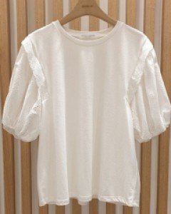 코타버블T티셔츠인듯~ 셔츠인듯~캐쥬얼과 정장을 넘나드는 사랑스러움~