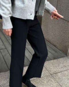 기모언발팬츠안쪽기모이고 스판성있어요일자로 뚝떨어지는핏!!추천!!