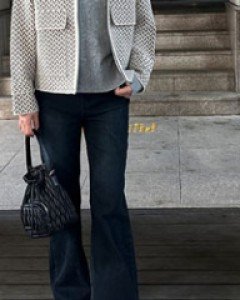 몰리나 기모블랙진