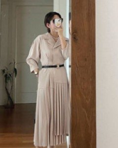 몰리나 롱자켓원피스