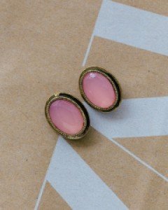 빈티지스톤 버튼귀찌