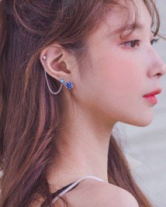 크리스탈 귀걸이