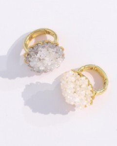 펄플라워부케 반지