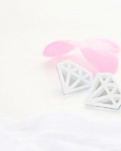 더블다이아E버튼귀찌