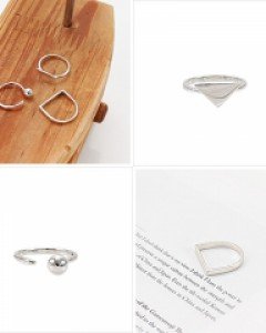 [925silver] 마일러 실버 반지