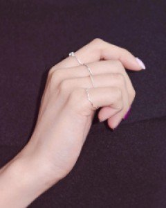 [925silver] 페리아 실버 반지 (set)