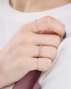 [925silver] 바이로 실버 반지 (3set) (미드 너클링)