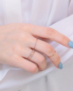 [925silver] 엘핀느 실버 반지 (3set) (미드 너클링)