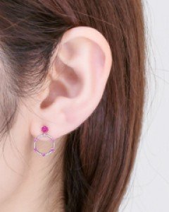 텐벨 귀걸이 실리콘 이어커프 귀찌 (실버침)