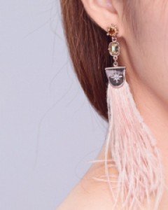 로먼드 귀걸이 (실버침)