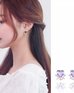 브리지 귀걸이 (실버침)