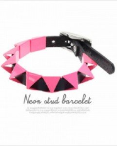 네온스터드 팔찌