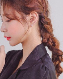 아티스 귀걸이 실리콘 이어커프 귀찌 (실버침)