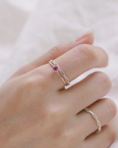 [925silver] 레몬트 실버 반지