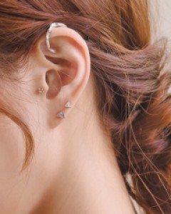 [925silver] 레틴 실버 이어커프 귀찌 (낱개)