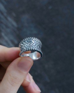 [925silver] 듀스트 실버 반지