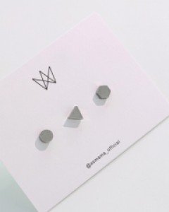 데이비스 피어싱 실리콘 이어커프 귀찌