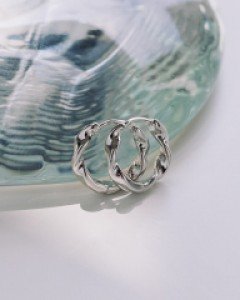 [925silver] 로센 실버 원터치 귀걸이(한쌍)