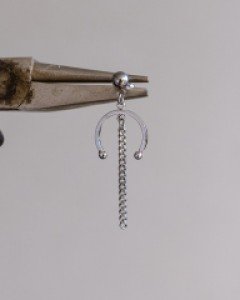 모리어 피어싱 링귀찌