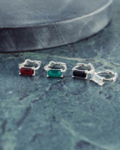 [925silver] 체스터 원터치 귀걸이