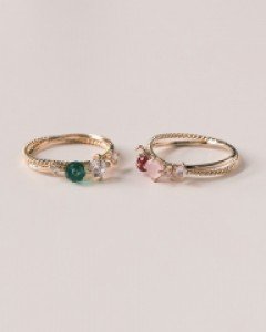 트윈밀키 반지 one size (12~13호)