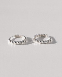 [925silver] 버블링 귀걸이(한쌍)