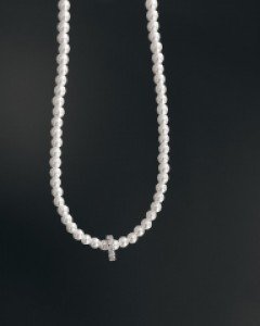 펄큐빅링 목걸이