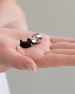 크롤 원터치 귀걸이(한쌍)