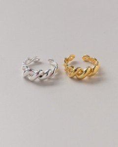 [925silver] 트위크 실버 반지 free size