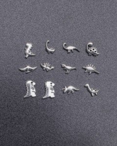 [925silver] 쥬라기파크 실버 피어싱 (낱개)
