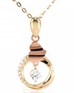 [제나벨라] 14K 18K 데일리 포인트목걸이 마리골드 목걸이