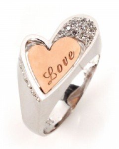 [제나벨라] 14K 18K 화이트 미스링 채리티 애끼 반지