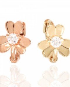 [제나벨라] 14K18K핑크골드 깜찍한 꽃 카리노 귀찌