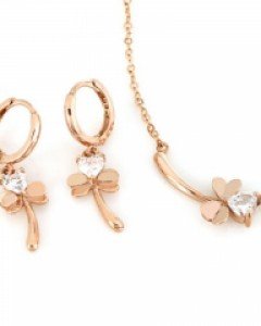 [제나벨라] 14K 18골드 귀걸이목걸이세트 엘다 세트