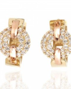 [제나벨라] 14K 18K 데일리 원터치 귀걸이 에르미니아 귀걸이