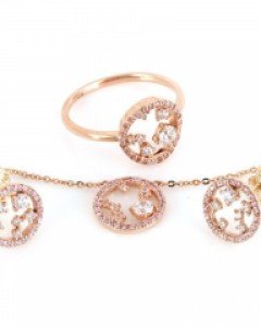 [제나벨라] 14K 18K골드 엔틱 귀걸이목걸이반지세트 미엘 세트