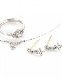 [제나벨라] 14K 18K화이트골드 세트 큐트 나미 세트