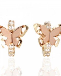 [제나벨라] 14K18K나비 원터치링 도노 귀걸이