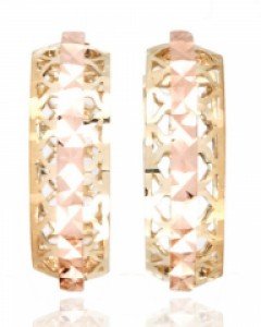 [제나벨라] 14K 18K 데일리 컷팅 원터치 귀걸이 아샤 귀걸이