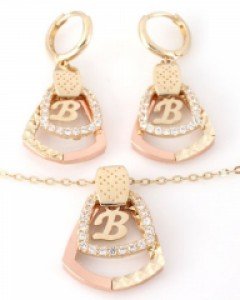 [제나벨라] 14K 18K골드 심플 귀걸이목걸이세트 푸리타 세트