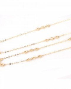 [제나벨라] 14K 18골드 팔찌목걸이세트 오란 세트