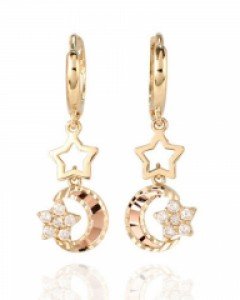 [제나벨라] 14K 18K 데일리 원터치 귀걸이 플라타 귀걸이